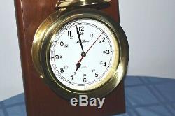 Rare Seth Thomas Chesapeake Bay Ship Wall Clock & Brass Bell Model 1047 Nautical