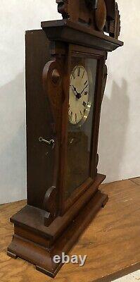 Rare Seth Thomas City Series Princeton Parlor Gingerbread Mantel Clock