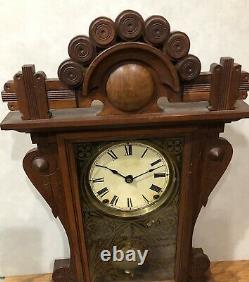 Rare Seth Thomas City Series Princeton Parlor Gingerbread Mantel Clock