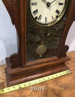 Rare Seth Thomas City Series Princeton Parlor Gingerbread Mantel Clock