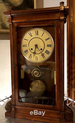 Rare Seth Thomas Lincoln Antique Parlor/Mantel/ 2 Weight Regulator Clock