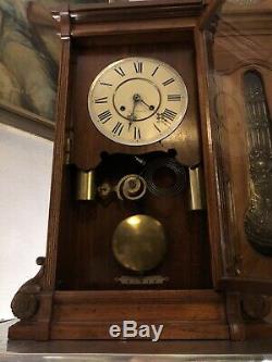 Rare Seth Thomas Lincoln Antique Parlor/Mantel/ 2 Weight Regulator Clock