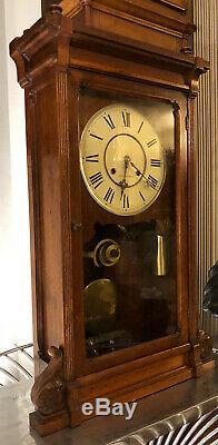 Rare Seth Thomas Lincoln Antique Parlor/Mantel/ 2 Weight Regulator Clock