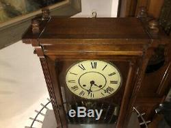 Rare Seth Thomas Lincoln Antique Parlor/Mantel/ 2 Weight Regulator Clock