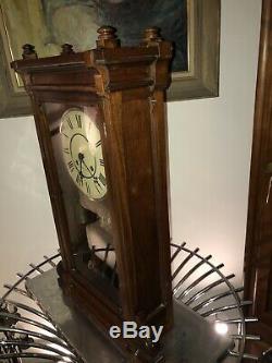 Rare Seth Thomas Lincoln Antique Parlor/Mantel/ 2 Weight Regulator Clock