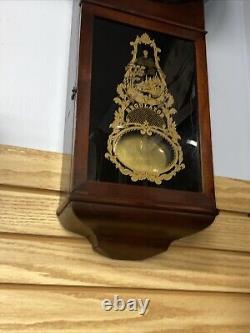 Rare Seth Thomas Mahogany No 1 Regulator Clock, Round Top, Just Serviced