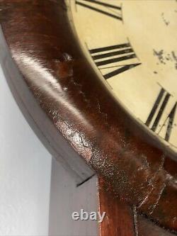 Rare Seth Thomas Mahogany No 1 Regulator Clock, Round Top, Just Serviced