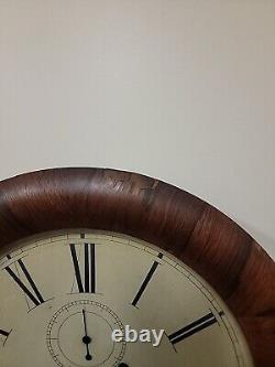 Rare Seth Thomas No 1 Regulator Clock, Round Top, Good Working Condition