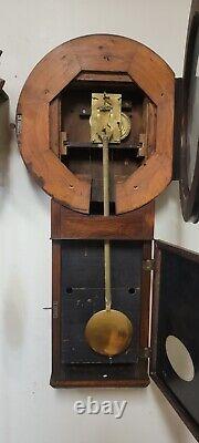 Rare Seth Thomas No 1 Regulator Clock, Round Top, Good Working Condition