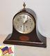 Rare Seth Thomas Restored Frontenac 1924 Antique Clock In Ebonized Mahogany