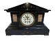 Rare Seth Thomas Solid Marble Antique Time And Strike Mantle Clock 1860s 1870s
