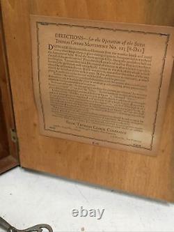 Rare Seth Thomas Westminster Chime Mantle Clock With 113 Movement