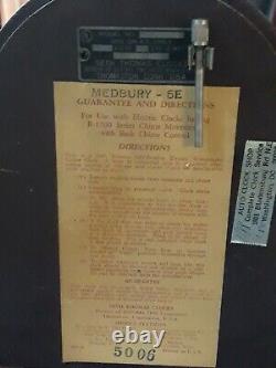 Rare VTG 1948 SETH THOMAS Medbury- 5 E MANTLE ELECTRIC CLOCK with CHIMES