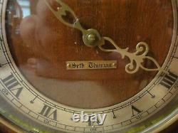 Rare! Vintage Seth Thomas Northbury E704, 1/4 hr chiming mantel clock, works