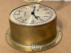 Rare Vintage Seth Thomas Ships Bell Clock For Ingalls Shipbuilding Corp