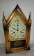 Rare Vintage Seth Thomas Steeple 8-day Chime Mantle Clock Working 15 1/2 High