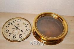 Rare WWI US Navy Large 8.5 dial Seth Thomas Ships Clock