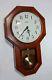 Regulator Pendulum Wall Clock By Seth Thomas Light Wood Analog Display