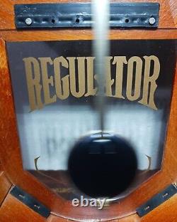 Regulator Pendulum Wall Clock By Seth Thomas Light Wood Analog Display