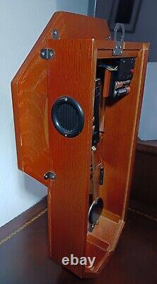 Regulator Pendulum Wall Clock By Seth Thomas Light Wood Analog Display