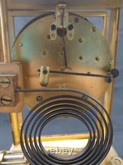 Restore Project Antique SETH THOMAS Crystal Regulator Clock AS-IS For PARTS