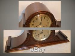 Restored And Scarce Seth Thomas Rideau-1921 Antique Cabinet Clock In Mahogany