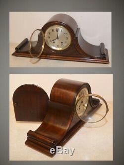 Restored And Scarce Seth Thomas Rideau-1921 Antique Cabinet Clock In Mahogany