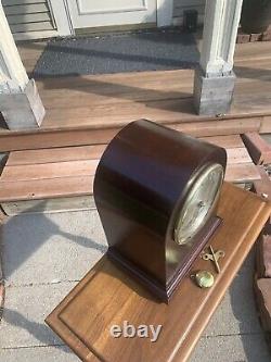 Restored Antique 1920 Seth Thomas Chime Clock No. 11 Westminster Sonora Design