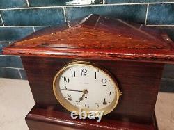 Restored Antique Seth Thomas Adamantine Mantel Clock Belmont. Great Condition