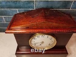 Restored Antique Seth Thomas Adamantine Mantel Clock Belmont. Great Condition