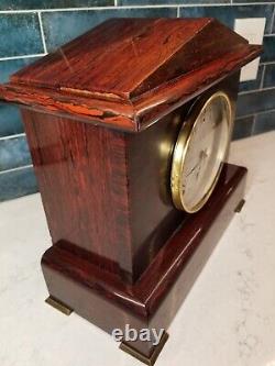 Restored Antique Seth Thomas Adamantine Mantel Clock Belmont. Great Condition