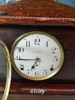 Restored Antique Seth Thomas Adamantine Mantel Clock Belmont. Great Condition