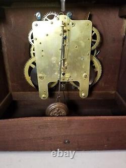 Restored Antique Seth Thomas Adamantine Mantel Clock Belmont. Great Condition