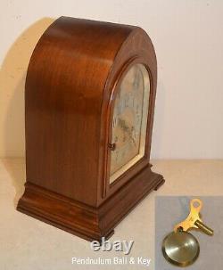 Restored Grand Seth Thomas Chime 70 1928 Antique Cabinet Clock In Mahogany