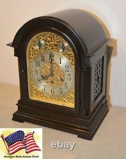 Restored Rare & Grand Antique Seth Thomas Chime Clock No. 73 1921 In Mahogany