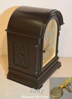 Restored Rare & Grand Antique Seth Thomas Chime Clock No. 73 1921 In Mahogany