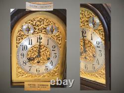 Restored Rare & Grand Antique Seth Thomas Chime Clock No. 73 1921 In Mahogany