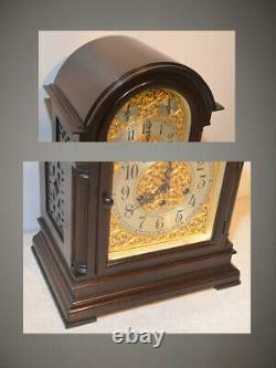 Restored Rare & Grand Antique Seth Thomas Chime Clock No. 73 1921 In Mahogany