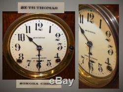 Restored & Rare Seth Thomas 4 Bell Sonora No. 1 1910 Antique Chime Clock