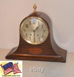 Restored Rare Seth Thomas Antique Frontenac-1924 Fine Cabinet Clock In Mahogany