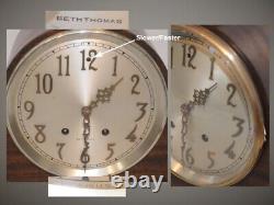 Restored Rare Seth Thomas Antique Frontenac-1924 Fine Cabinet Clock In Mahogany