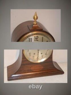 Restored Rare Seth Thomas Antique Frontenac-1924 Fine Cabinet Clock In Mahogany