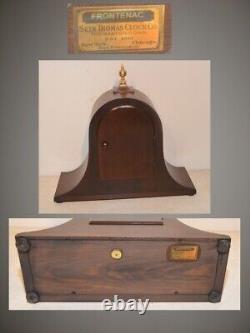 Restored Rare Seth Thomas Antique Frontenac-1924 Fine Cabinet Clock In Mahogany