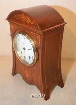 Restored Rare Seth Thomas Antique Touraine-1910 Fine Cabinet Clock In Mahogany