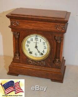 Restored Rare Seth Thomas Cordova 1899 Antique City Series Cabinet Clock