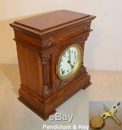 Restored Rare Seth Thomas Cordova 1899 Antique City Series Cabinet Clock