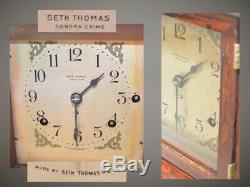 Restored Seth Thomas Antique First Issue 4 Bell Sonora Chime Clock #00 1911