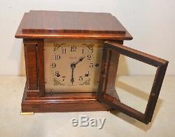 Restored Seth Thomas Antique First Issue 4 Bell Sonora Chime Clock #00 1911