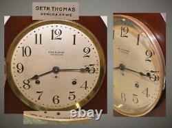 Restored Seth Thomas Antique Grand Gothic Sonora Bells Chime Clock No. 16-1911