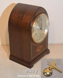 Restored Seth Thomas Antique Petite Westminster Chime Clock 95-1926 In Mahogany